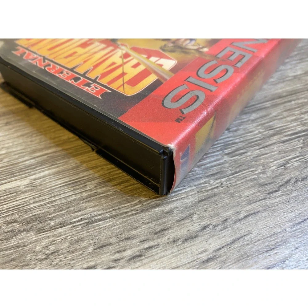 Eternal Champions Sega Genesis Fighting Game Black Cartridge with Case ‎ MA-13